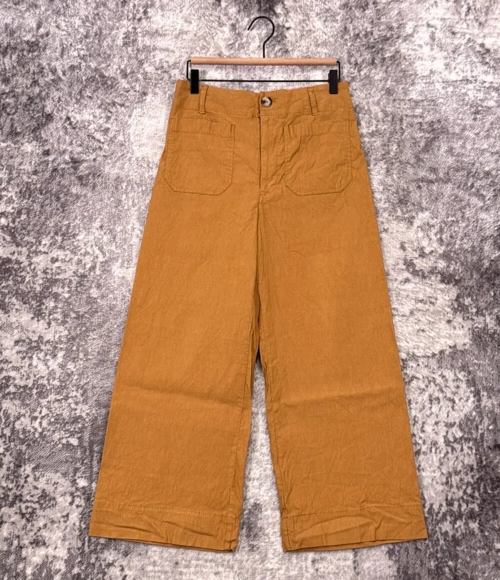 Maeve The Colette Pants 30 Womens Anthropologie Magic Fabric Linen Wide Leg